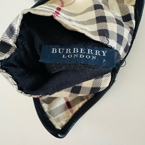 Burberry London Leather Gloves - Picture 3 of 5